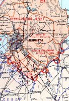 レニングラード防衛作戦図 1941年冬-1942年